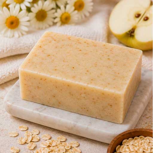 Jabón Calmante de Avena y Manzanilla