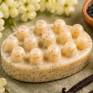 Jabón Suavizante de Amapola y Vainilla