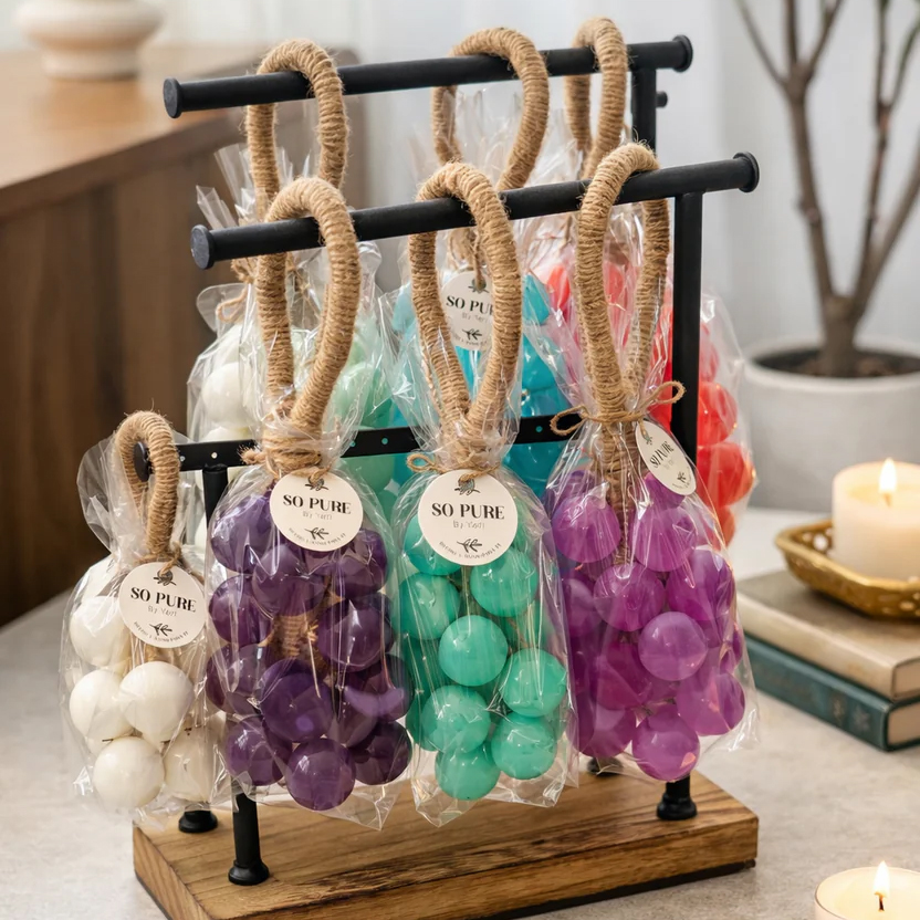 Decorative grape soaps